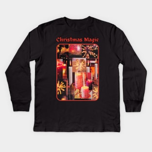 Christmas Magic Kids Long Sleeve T-Shirt